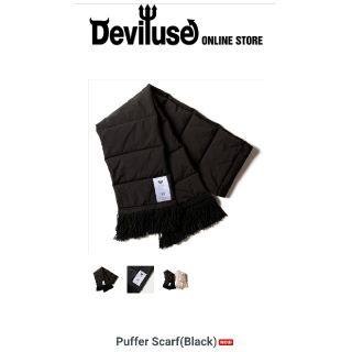 デビルユース(Deviluse)のdeviluse Puffer Scarf マフラー(マフラー)