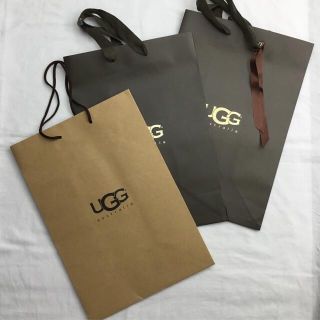 アグ(UGG)のUGG ショップ袋　ショッパー　3枚セット(ショップ袋)