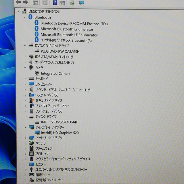 SSD ノートpc Lenovo L560 8GB 無線 Windows11 2