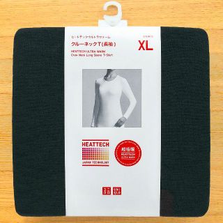 ユニクロ(UNIQLO)の超極暖 ヒートテックウルトラウォーム クルーネックT 長袖　黒色 XL　ユニクロ(Tシャツ(長袖/七分))