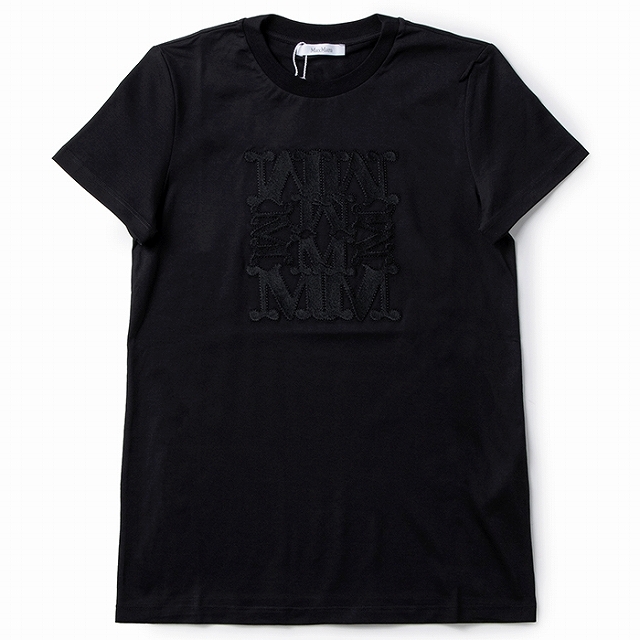 MAX MARA マックスマーラ コットン ジャージー ロゴ Tシャツ