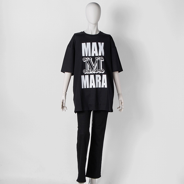 MAX MARA Tシャツ CARLO オーバーフィット ピュア コットン 9