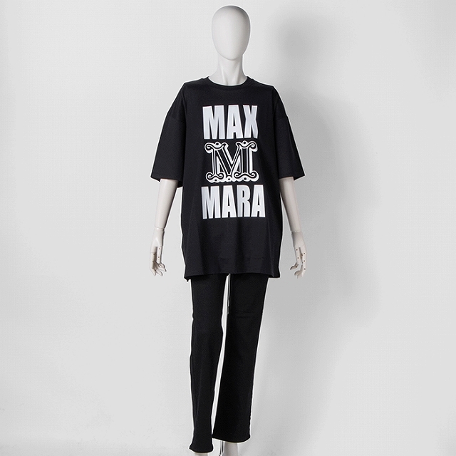 Max Mara(マックスマーラ)のMAX MARA Tシャツ CARLO オーバーフィット ピュア コットン レディースのトップス(Tシャツ(半袖/袖なし))の商品写真