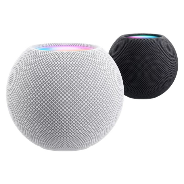 (2台セット)APPLE HomePod mini　ホワイト、スペースグレイ5Wi-Fi対応