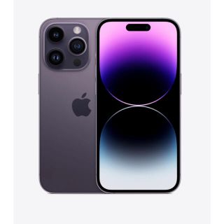 アップル(Apple)のiPhone14pro 126GB ディープパープル(スマートフォン本体)