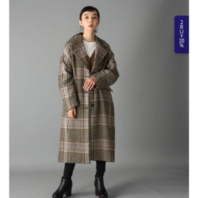 HARE チェックコート ロングコート お気に入り www.toyotec.com