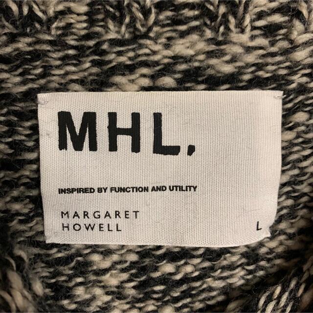 MARGARET HOWELL(マーガレットハウエル)の【極美品】MHL. マーガレットハウエル　ボトルネック　ニット　厚手　ウール メンズのトップス(ニット/セーター)の商品写真