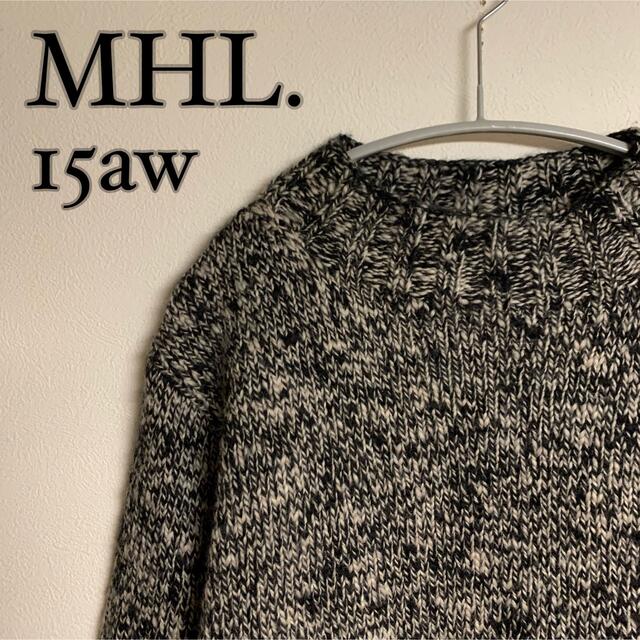 MARGARET HOWELL(マーガレットハウエル)の【極美品】MHL. マーガレットハウエル　ボトルネック　ニット　厚手　ウール メンズのトップス(ニット/セーター)の商品写真