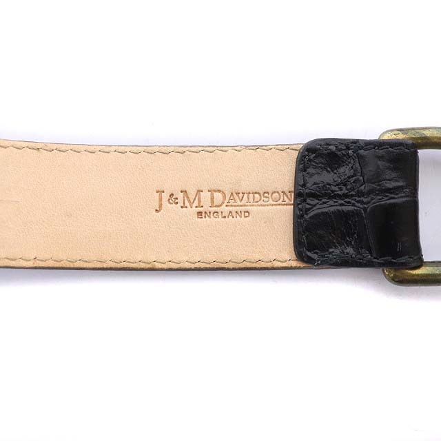 J&M DAVIDSON(ジェイアンドエムデヴィッドソン)のジェイ&エムデヴィッドソン チェーンショルダーベルト 黒 ブラック ■OS レディースのファッション小物(ベルト)の商品写真