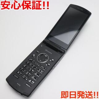 エヌイーシー(NEC)の超美品 N-01G ブラック 白ロム(携帯電話本体)