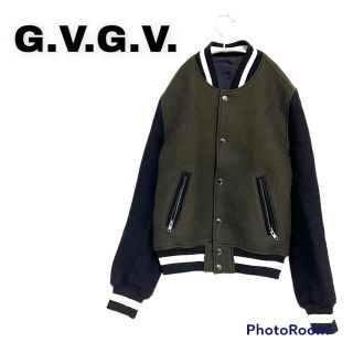 ジーヴィジーヴィ(G.V.G.V.)のG.V.G.V.★スタジャン メルトンウール 切替バイカラー 高品質ライン(スタジャン)