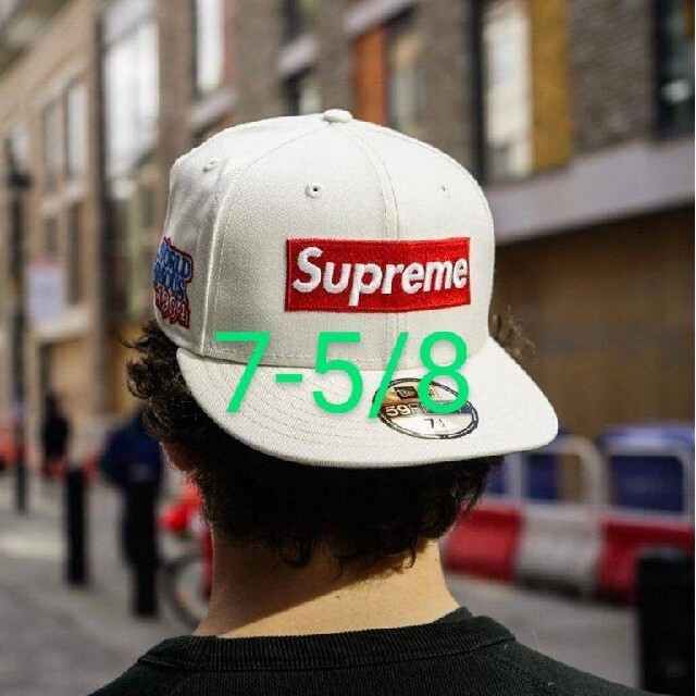 未使用 SUPREME WorldFamous BoxLogo NewEra