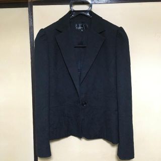 ユナイテッドアローズグリーンレーベルリラクシング(UNITED ARROWS green label relaxing)のfacade green黒ジャケット(テーラードジャケット)