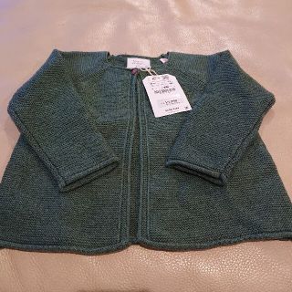 ザラ(ZARA)の【りっちゃん様専用】ZARA BABY・(新品)コットン カーディガン【90】(カーディガン)