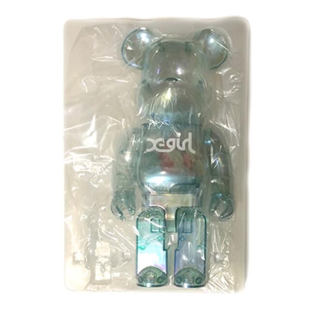 MEDICOM TOY - 数量限定 X-girl クリアブルー 400% ベアブリック MEDICOM TOY - 数量限定 X-girl クリアブルー 400% ベアブリック