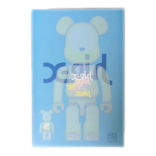 MEDICOM TOY - 数量限定 X-girl クリアブルー 400% ベアブリック MEDICOM TOY - 数量限定 X-girl クリアブルー 400% ベアブリック