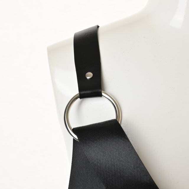 Noir Kei Ninomiya サテン リボン レザー ハーネスの通販 by Noir Kei Ninomiya サテン リボン レザー ハーネスの通販 by