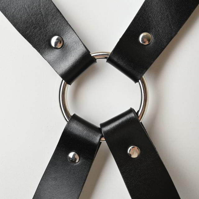 Noir Kei Ninomiya サテン リボン レザー ハーネスの通販 by Noir Kei Ninomiya サテン リボン レザー ハーネスの通販 by