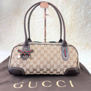 グッチ(Gucci)の未使用に近い♥グッチ トートバッグ プリンシー GG柄 シェリーライン リボン(トートバッグ)