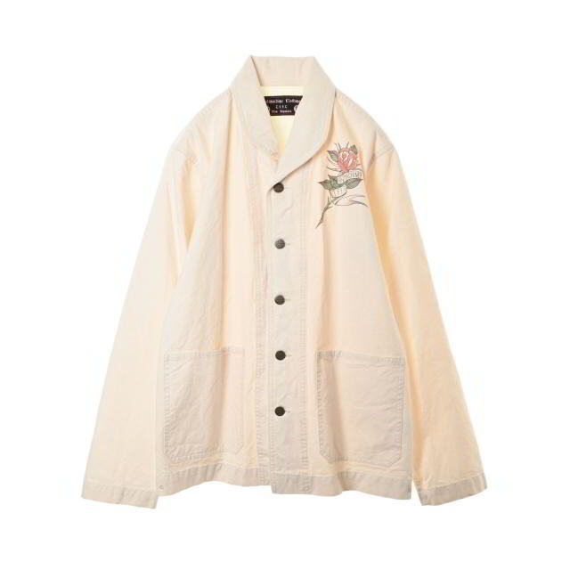 SOFTMACHINE タトゥープリント コットン ジャケット メンズのジャケット/アウター(カバーオール)の商品写真