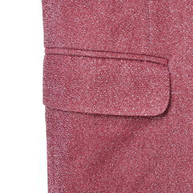 SAINT LAURENT - Saint Laurent Paris ラメ ピークドラペル SAINT LAURENT - Saint Laurent Paris ラメ ピークドラペル