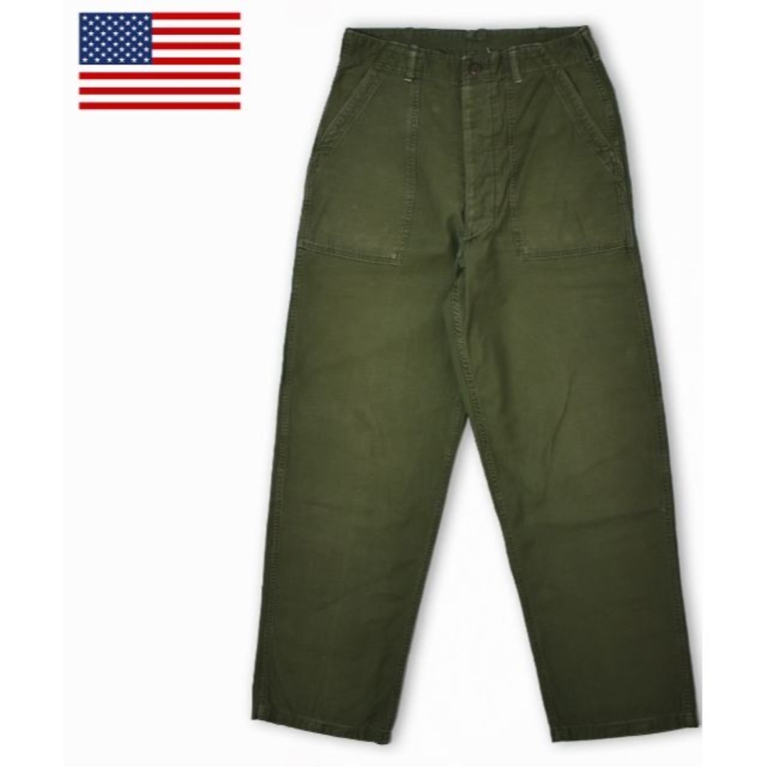 60’s U.S.ARMY COTTON SATEEN TROUSERS