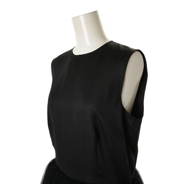 Noir Kei Ninomiya レース チュール ドレス ワンピース 春夏の新作入荷 チュールワンピース ninomiya kei noir ひざ丈ワンピース