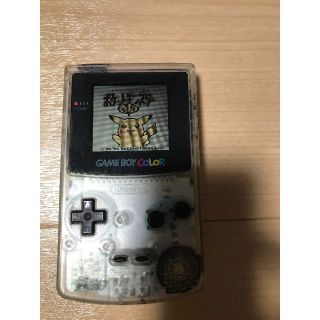 ゲームボーイカラー クリア 動作確認済み(携帯用ゲーム機本体)