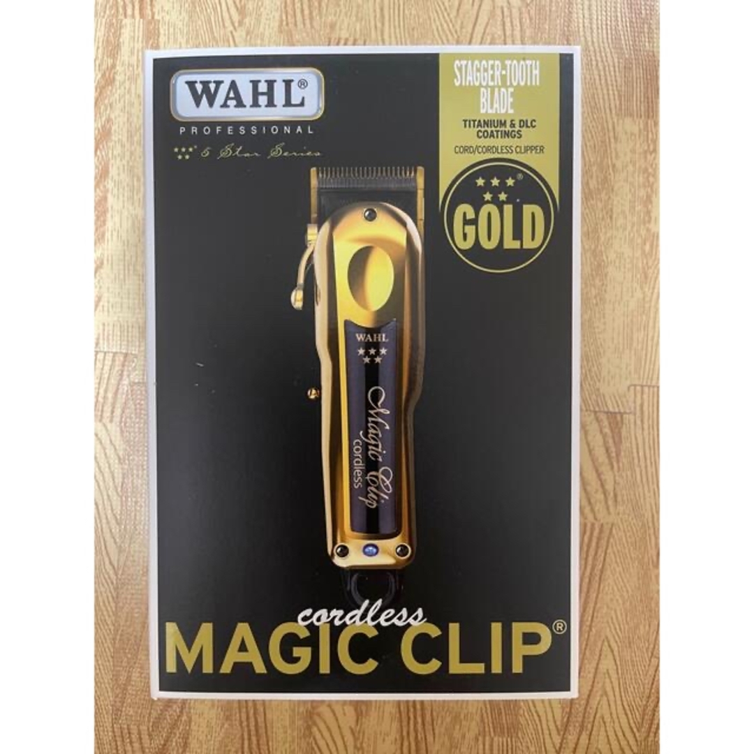 WAHL Gold Cordless MagicClipフェードカット必需品❗️ スマホ/家電/カメラの美容/健康(メンズシェーバー)の商品写真