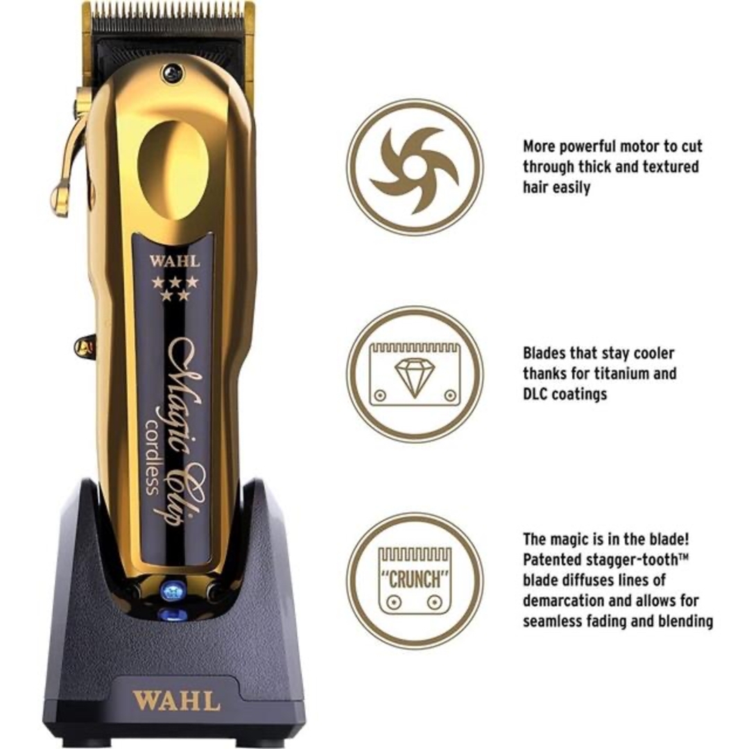 WAHL Gold Cordless MagicClipフェードカット必需品❗️ スマホ/家電/カメラの美容/健康(メンズシェーバー)の商品写真