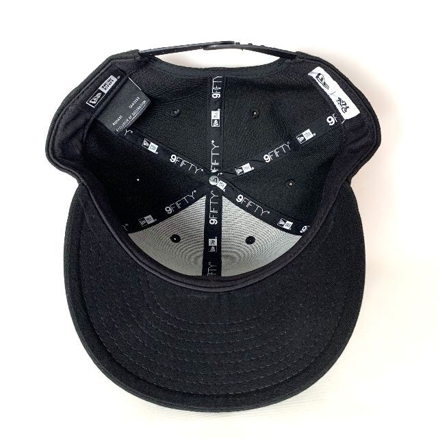 Ron Herman(ロンハーマン)のロンハーマン RHC ニューエラ Rロゴ スナップバック キャップ ブラック メンズの帽子(キャップ)の商品写真