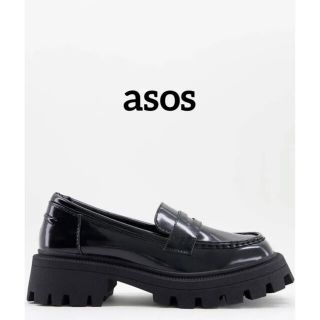 エイソス(asos)のasos スクエアトゥチャンキーソールローファー(ローファー/革靴)