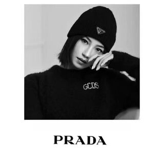 プラダ(PRADA)の新品未使用 PRADA プラダ  ニット帽(ニット帽/ビーニー)