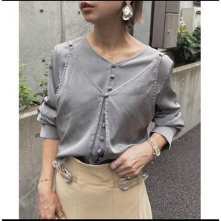 アメリヴィンテージ(Ameri VINTAGE)のAmeri VINTAGE BUSTIER LAYERED SHIRT(シャツ/ブラウス(長袖/七分))