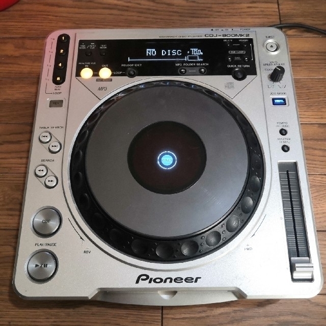 Pioneer(パイオニア)のPioneer CDJ-800Mk2 楽器のDJ機器(CDJ)の商品写真