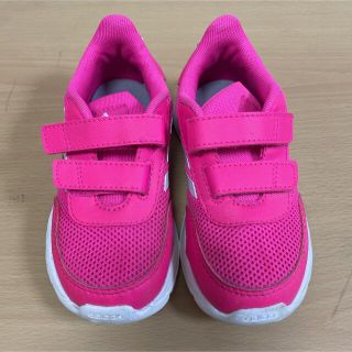 アディダス(adidas)のアディダス　16センチ　ピンク　スニーカー (スニーカー)