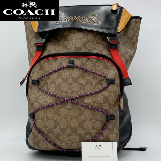 COACH コーチ リュック バックパック シグネチャー 総柄  c40344