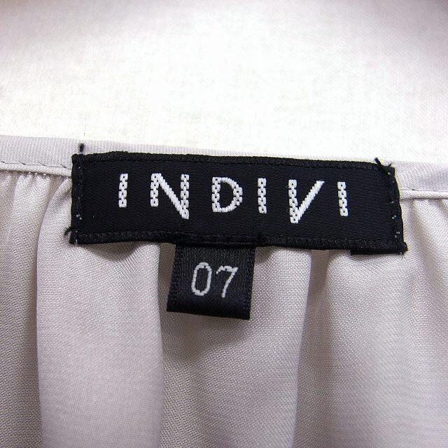 INDIVI(インディヴィ)のインディヴィ INDIVI アンサンブル ワンピース カットソー フレア 膝下 レディースのワンピース(ロングワンピース/マキシワンピース)の商品写真