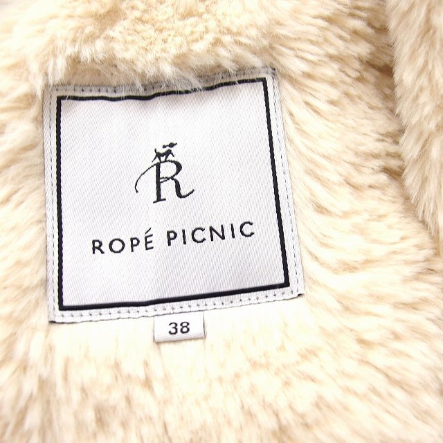 Rope' Picnic(ロペピクニック)のロペピクニック ROPE Picnic フェイクムートンコート アウター フード レディースのジャケット/アウター(毛皮/ファーコート)の商品写真