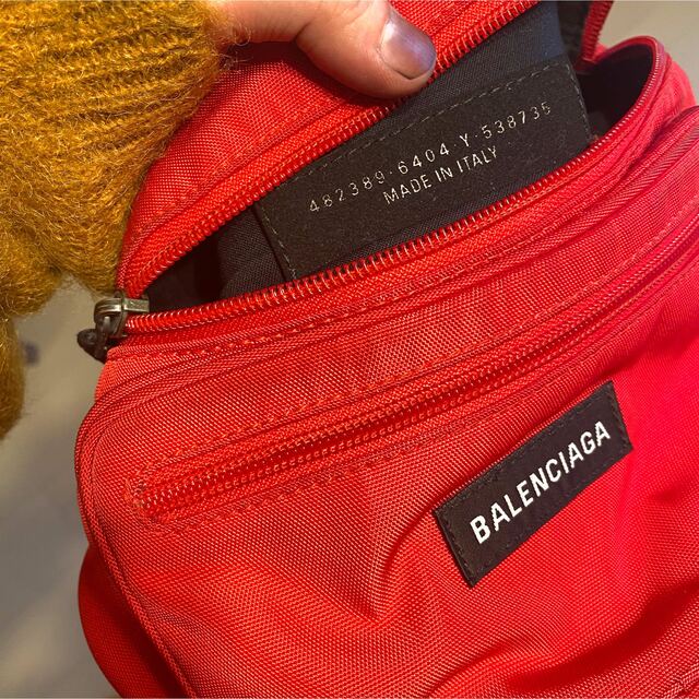 Balenciaga(バレンシアガ)の値下げBALENCIAGA エクスプローラー ラベル ベルトパック　ボディバッグ メンズのバッグ(ウエストポーチ)の商品写真