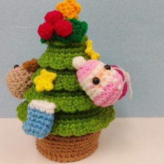 ☆かぐや☆クリスマスツリー♪（2）あみぐるみ＊ハンドメイド＊(あみぐるみ)