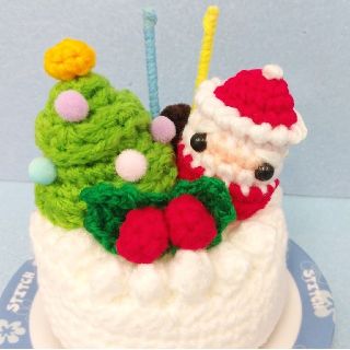 ☆かぐや☆クリスマスケーキ♪（3）あみぐるみ＊ハンドメイド＊(あみぐるみ)