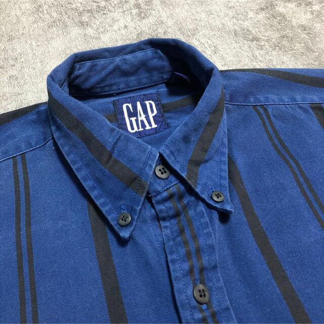 GAP(ギャップ)のオールドギャップGAP☆ボタンダウンワークストライプシャツ 90s メンズのトップス(シャツ)の商品写真