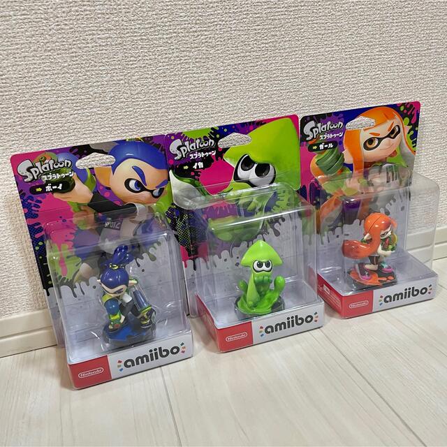 スプラトゥーン　amiibo セット状態新品未開封