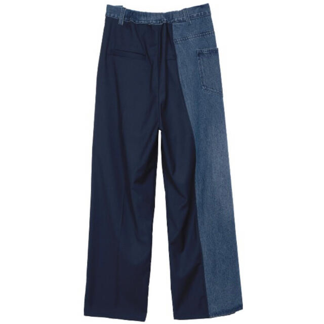 DENIM LAYERED TAPERED PANTS 2