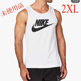 ナイキ(NIKE)のNike人気胸ビッグロゴ未使用品タンクトップ　(2XL)(タンクトップ)