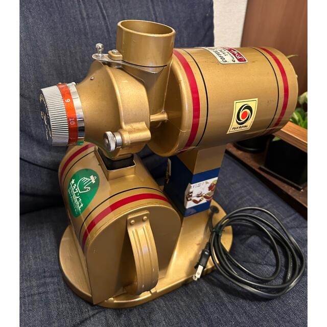 有名な高級ブランド ROYAL FUJI フジローヤル COFFE 440 R TAYP MILL 高評価のクリスマスプレゼント フジローヤル R-440 業務用 コーヒーミル ゴールド 電動 コーヒーメーカー