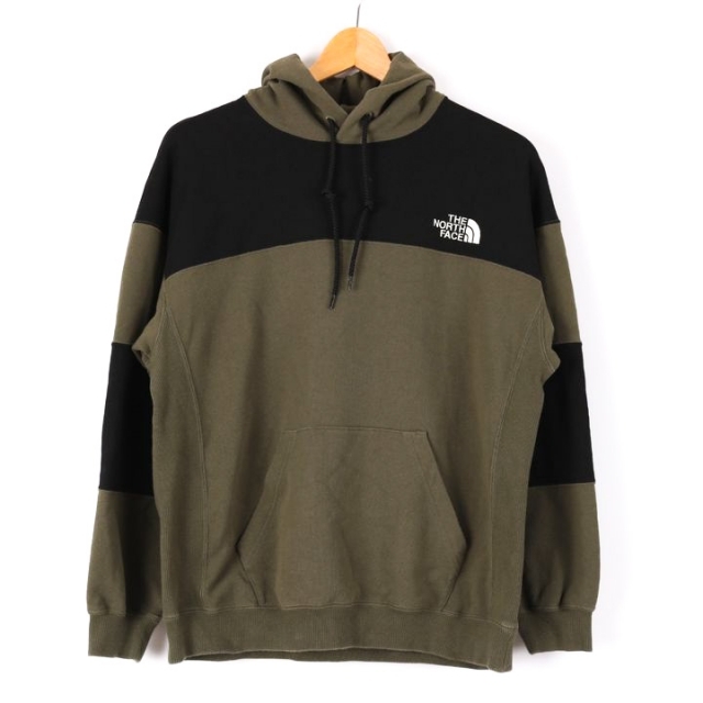 ザ・ノースフェイス パーカー スウェット スエット ヌプシ ワンポイントロゴ メンズ Sサイズ グレー THE NORTH FACE