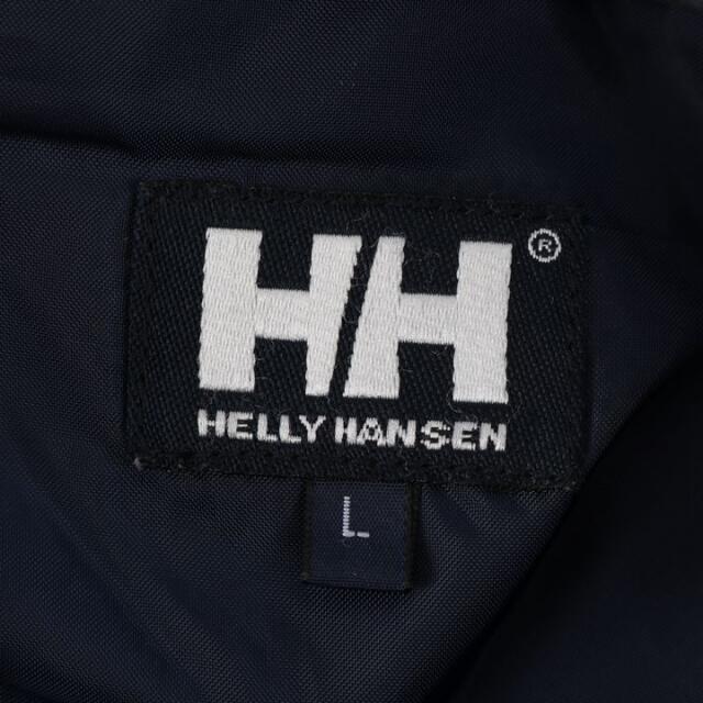 ヘリーハンセン ボアジャケット ボーダー ジップアップ フード付き アウター メンズ Lサイズ ブラック HELLY HANSEN 1