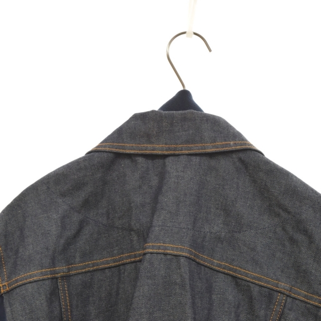 sacai(サカイ)のSacai サカイ ×A.P.C BLOUSON EIMI デニム ドッキング ジャケット ネイビー/インディゴ メンズのジャケット/アウター(Gジャン/デニムジャケット)の商品写真